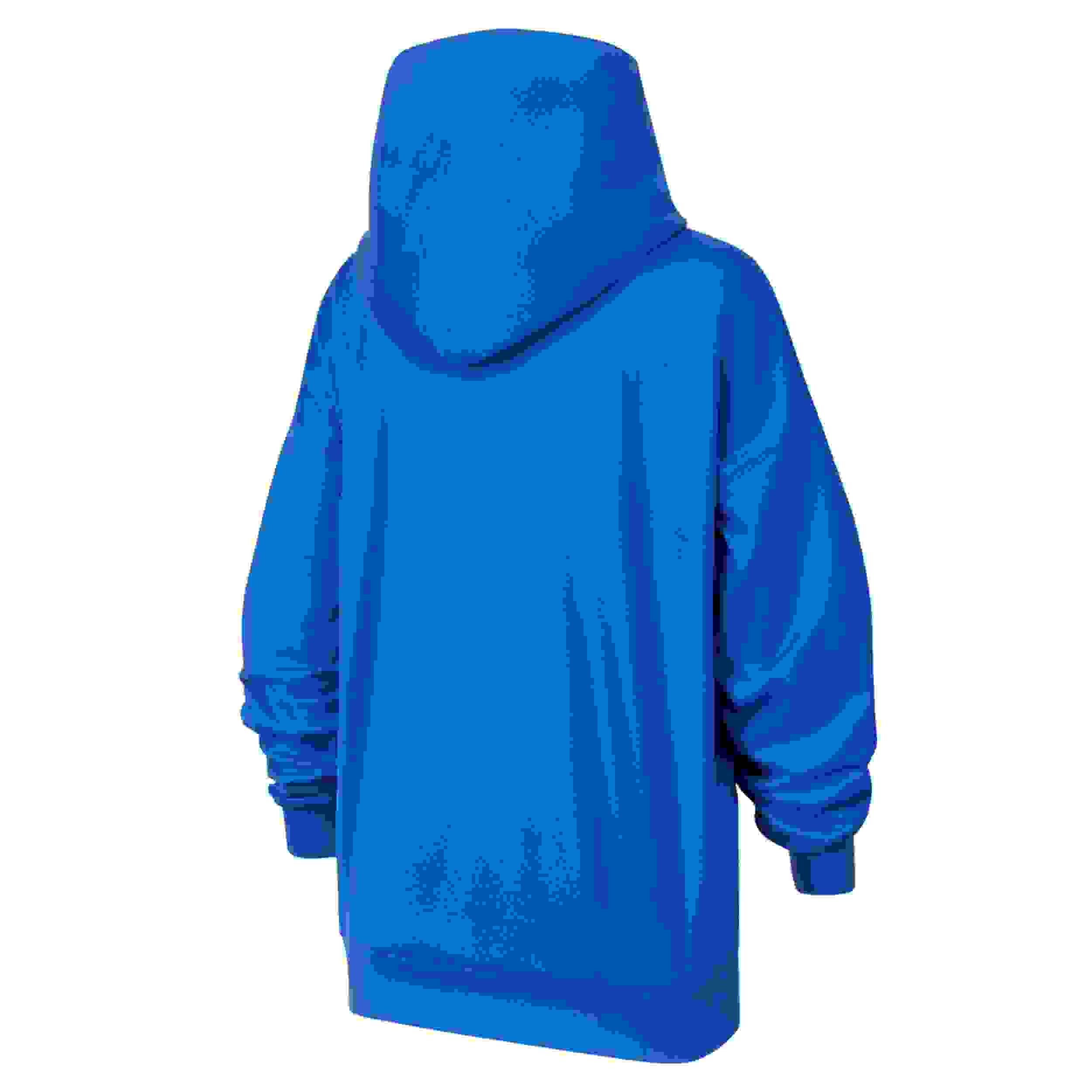 Nike Pro Dri-FIT Fleece Big Boys' Royal Blue Pullover Hoodie